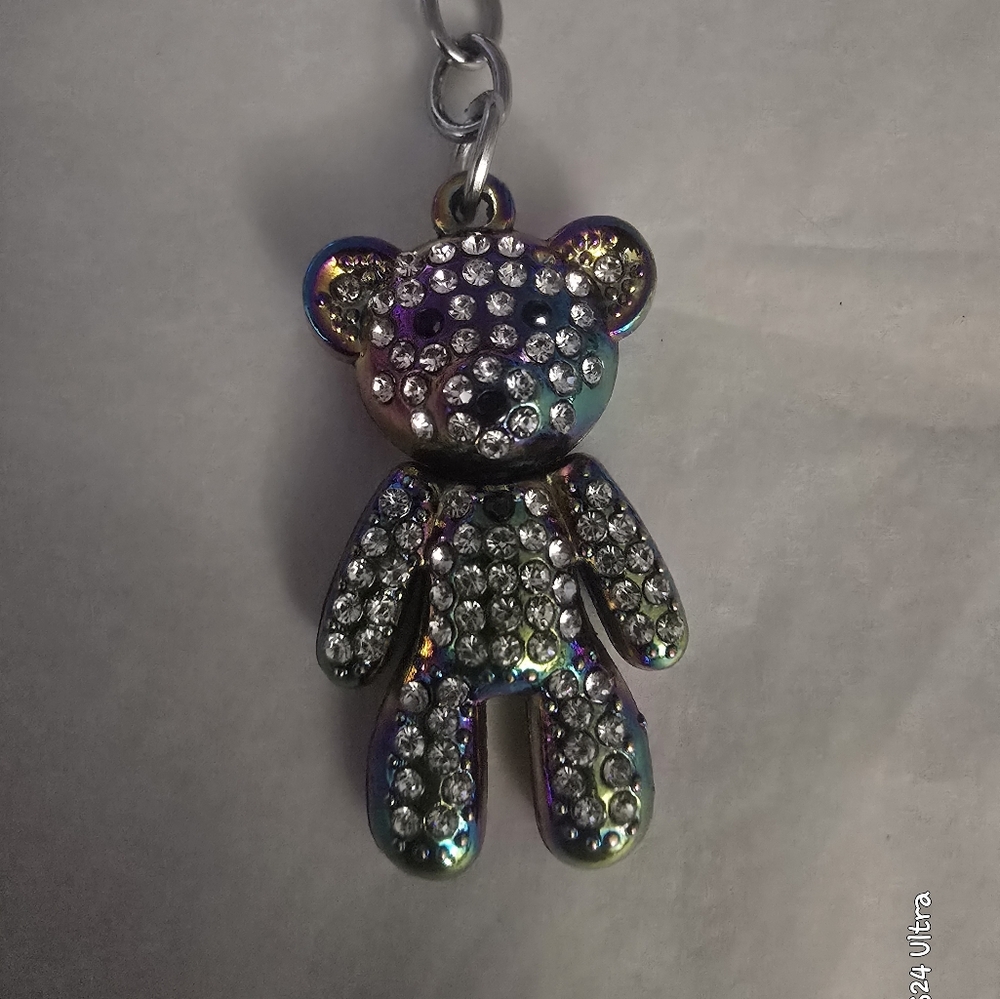 Teddy Bear Bag Charm/ Keychain New - Picture 2 of 4
